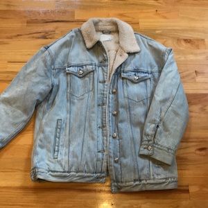 Aritzia Wilfred free denim jacket